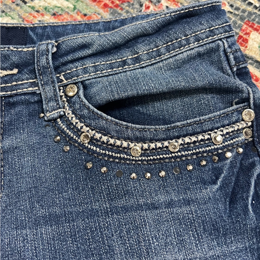 Earl Jean sequin denim skinny jeans - Picture 5 of 11